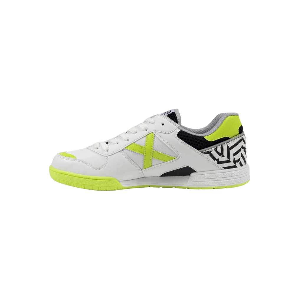 Miniatura 2.0 de Chuteira Futsal Continental V2 Branco/Amarelo Munich