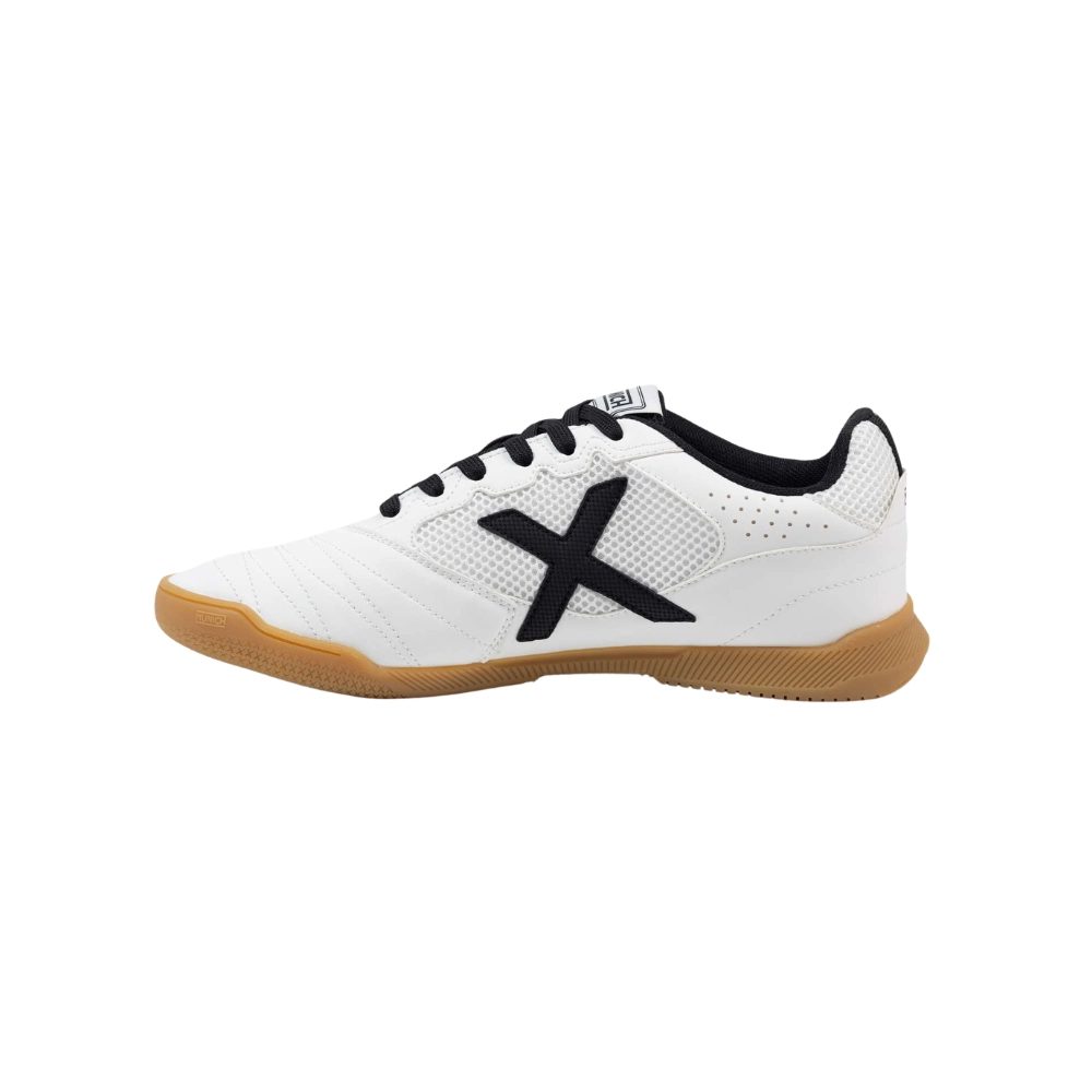 Chuteira Futsal Debut Branco / Preto