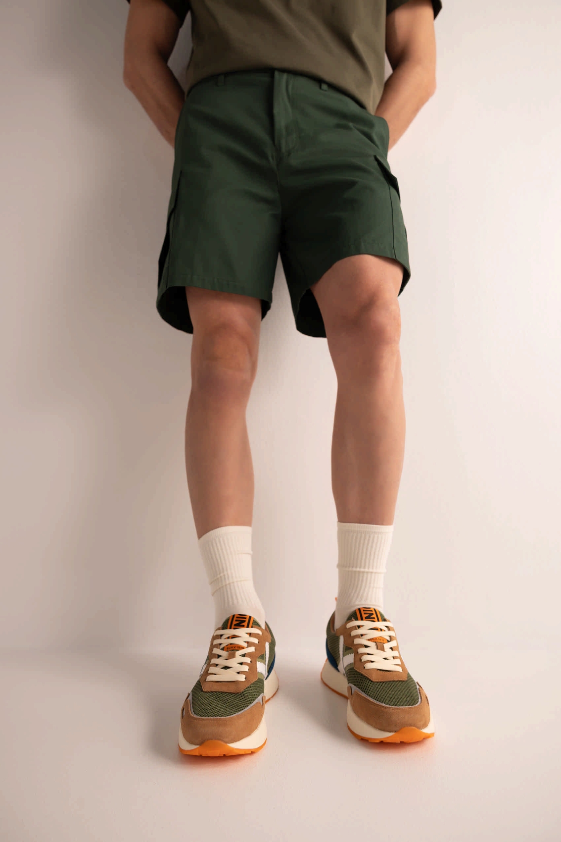 Miniatura 7.0 de T&ecirc;nis Xemine Verde/Marrom Munich