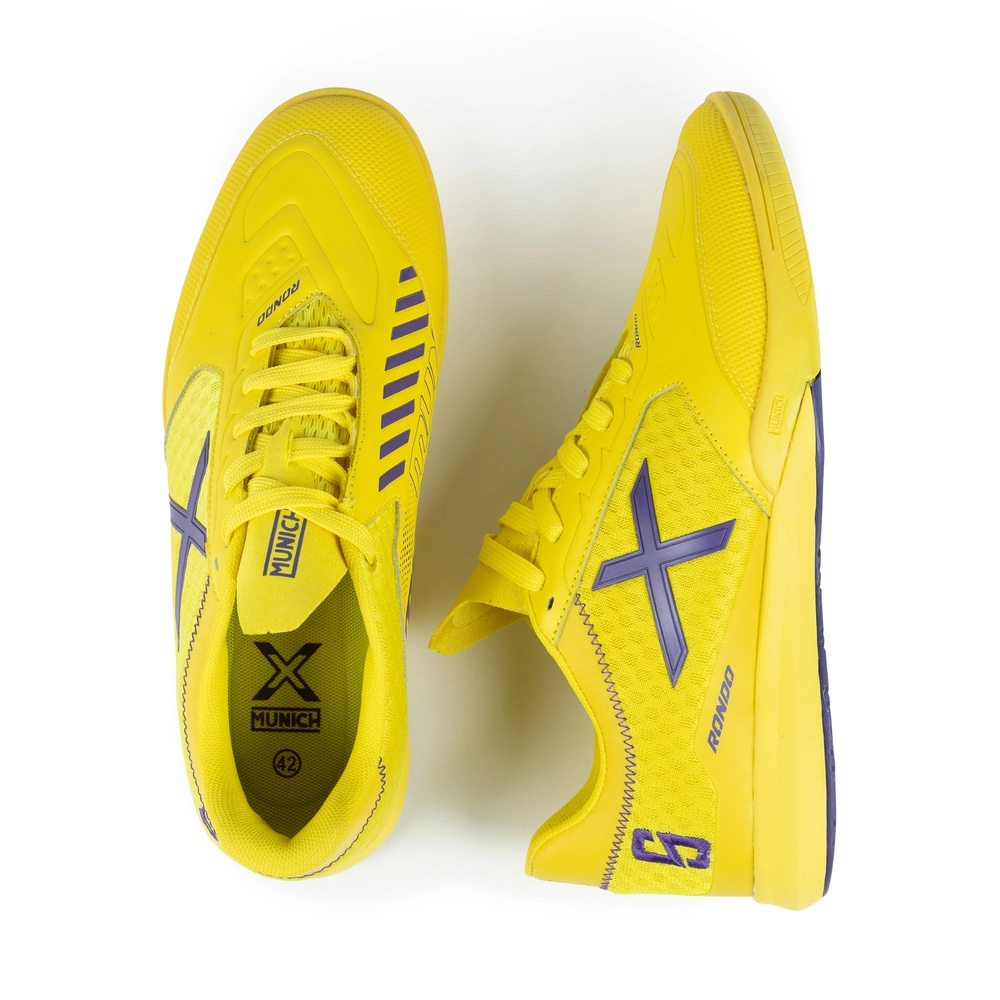 Miniatura 5.0 de Chuteira Futsal Rondo Amarelo Munich
