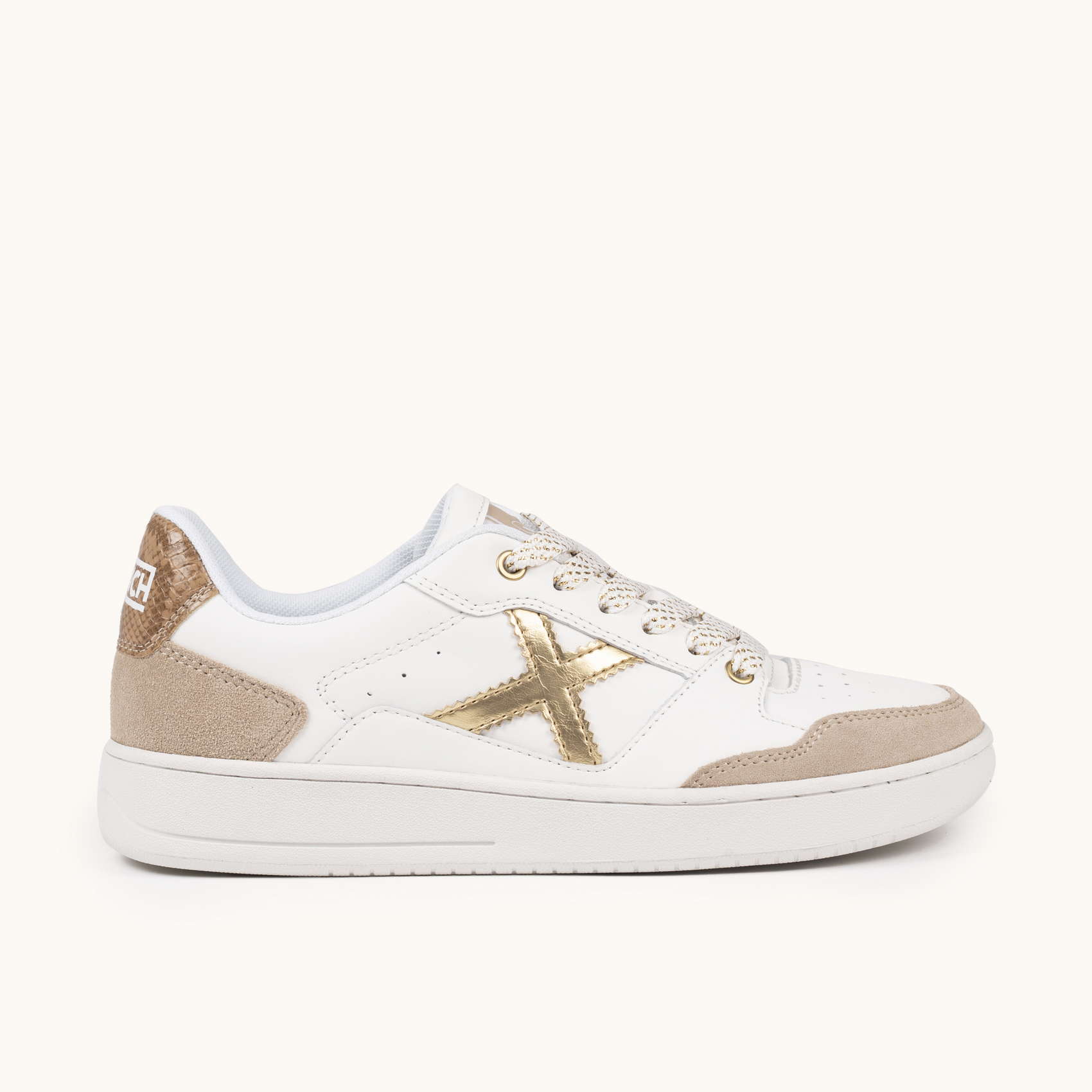 T&ecirc;nis Feminino Legit Branco / Bege