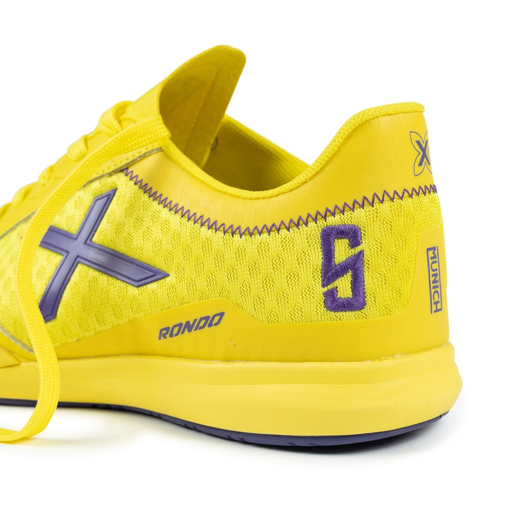 Miniatura 6.0 de Chuteira Futsal Rondo Amarelo Munich