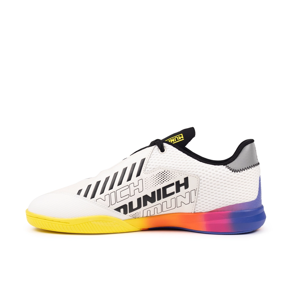 Chuteira Futsal Rondo Branco / Colorido